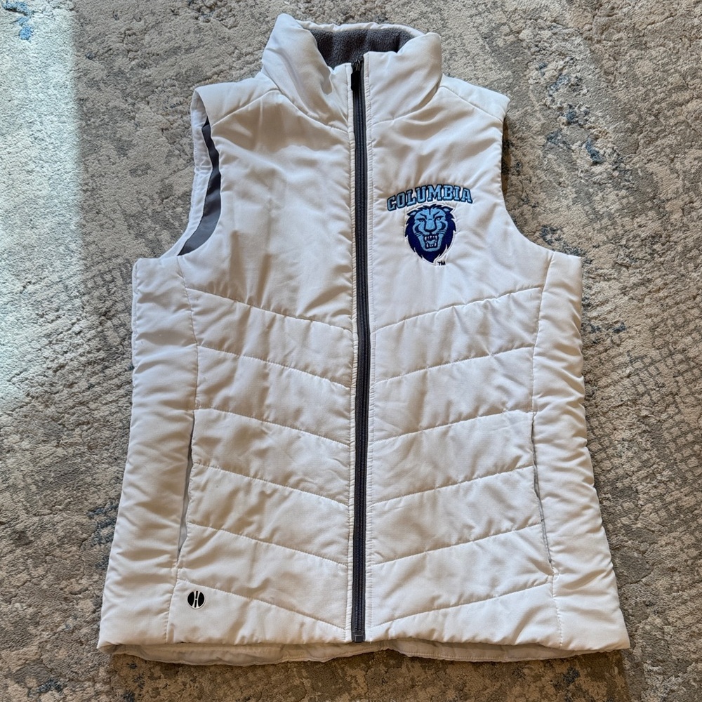 Holloway Columbia Lions White Women's Vest